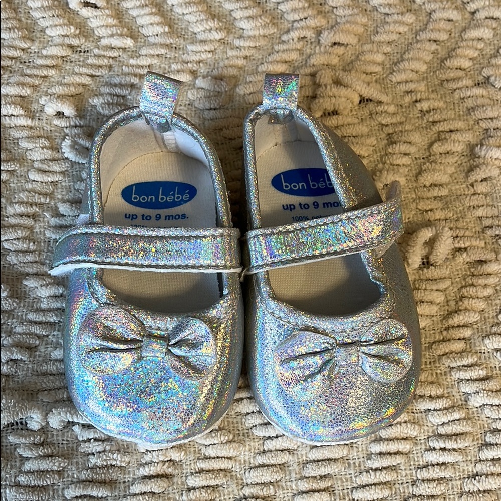 Silver Baby Shoes